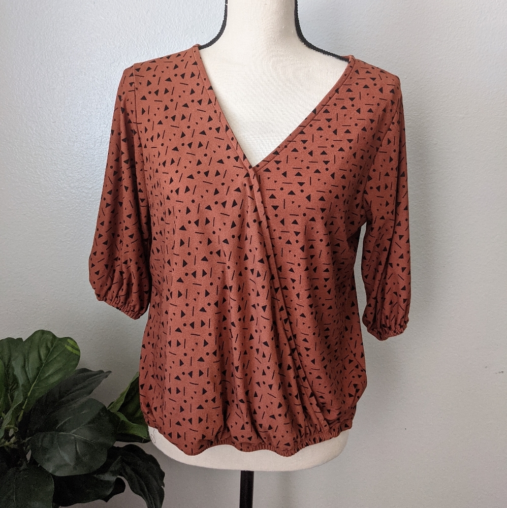 V neck blouse